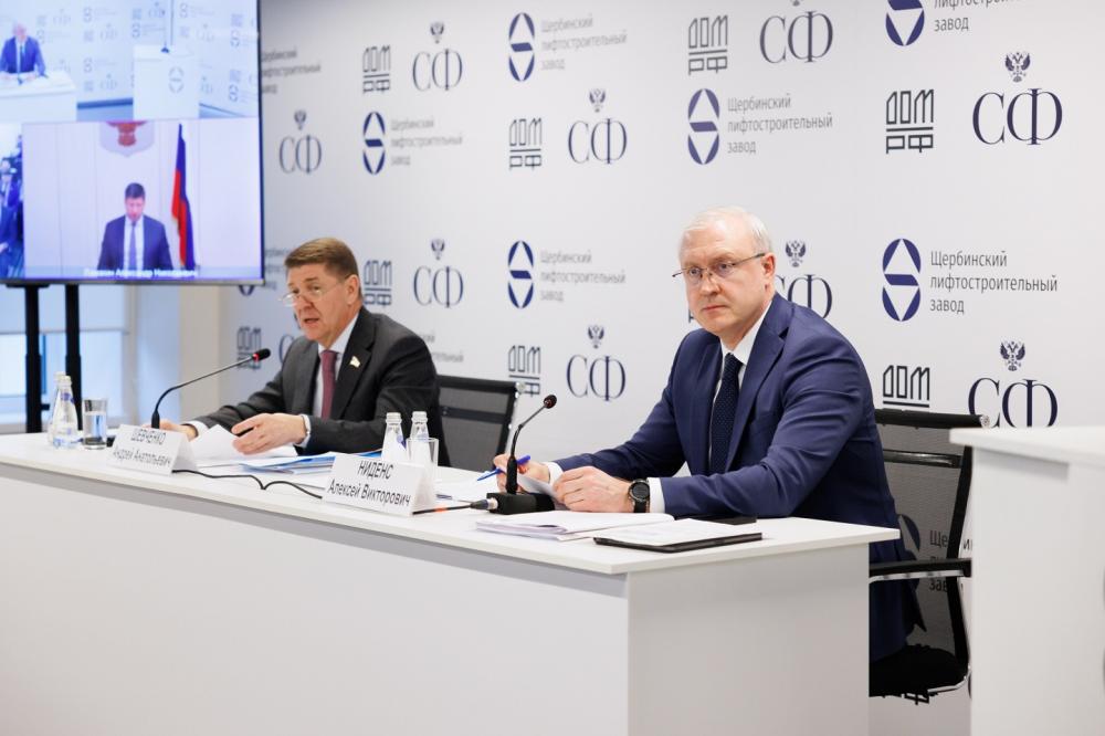 Сенаторы обсудили вопросы развития лифтостроительной отрасли РФ на Щербинском лифтостроительном заводе