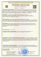 Сертификат № ЕАЭС RU C-RU.ПБ68.В.00376/21